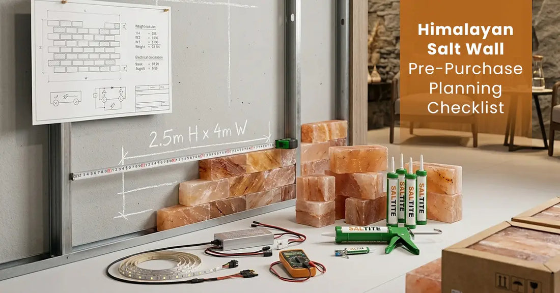 Himalayan salt wall planning