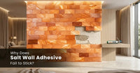 Salt wall adhesive failure